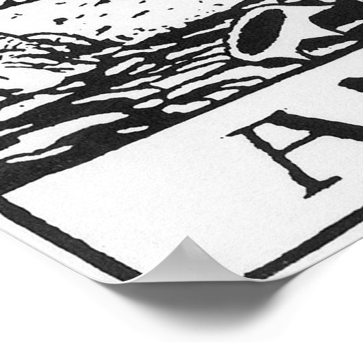 Affiche gothique anarchiste (Coin)