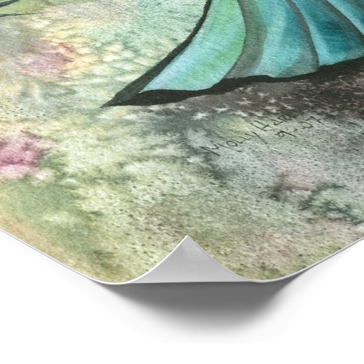 Affiche gothique en bois d'automne (Coin)