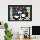 affiche graffiti (Bureau à domicile)