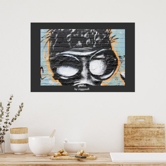 affiche graffiti (Cuisine)