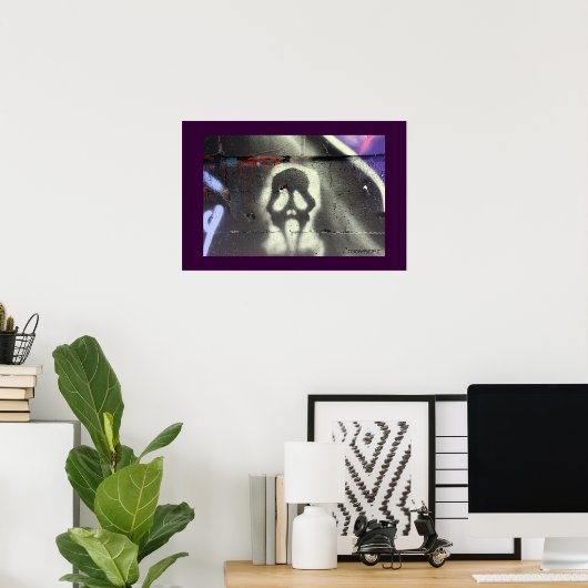 affiche graffiti (Bureau à domicile)