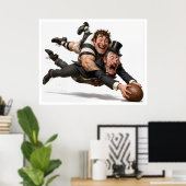 Affiche grand format pour messieurs amateurs de ru (Bureau à domicile)