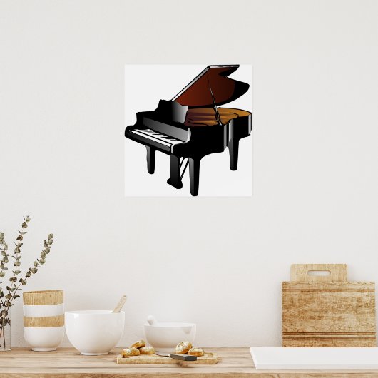 Affiche Grand Piano (Cuisine)