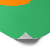 Affiche graphique de citrouille, Art mural de cham (Coin)