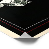 Affiche graphique de Miles Davis 'Round About Midn (Coin)