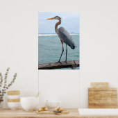 Affiche Great Blue Heron (Cuisine)