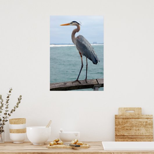 Affiche Great Blue Heron (Cuisine)