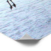 Affiche Great Blue Heron Landing (Coin)