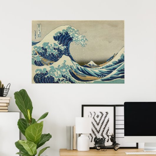 Affiche Great Wave (Bureau à domicile)