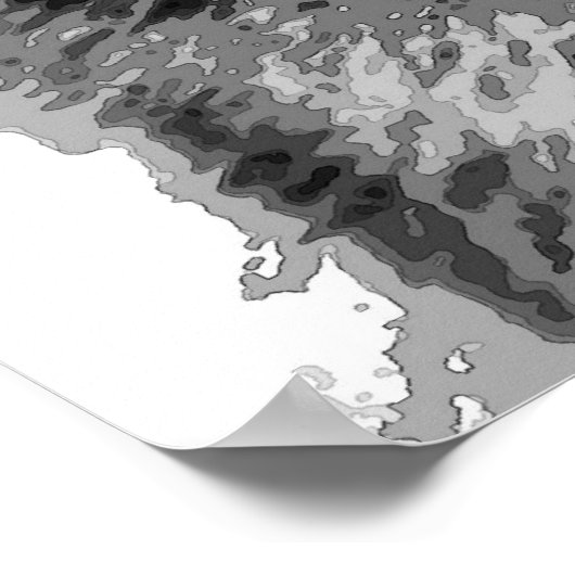 Affiche Grey Wolf Imprimer (Coin)