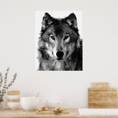 Affiche Grey Wolf Imprimer (Cuisine)