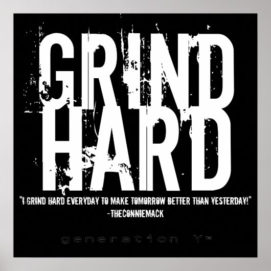 Affiche GRIND HARD (Devant)