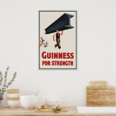 Affiche Guinness For Strength  John Gilroy (Cuisine)