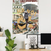 Affiche "Hà Nội Ơi" (Bureau à domicile)