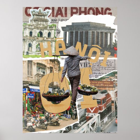 Affiche "Hà Nội Ơi" (Devant)