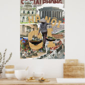 Affiche "Hà Nội Ơi" (Cuisine)
