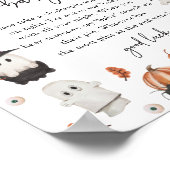 Affiche Halloween Ne dis pas bébé (Coin)