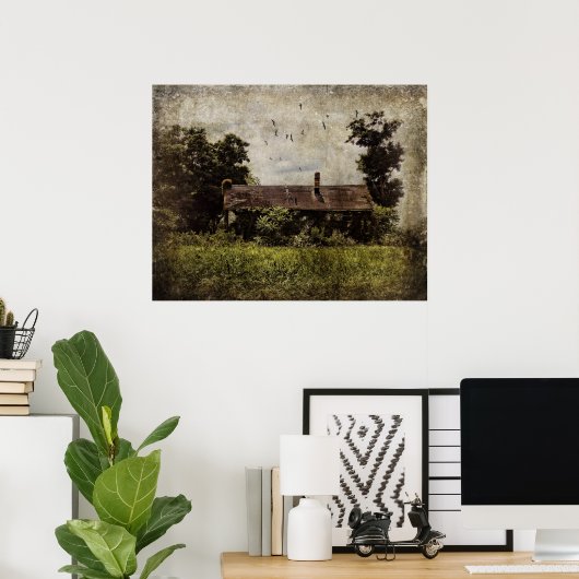 Affiche hantée par le passé (Bureau à domicile)