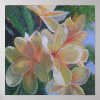 Affiche HAWAIIAN FLEURS