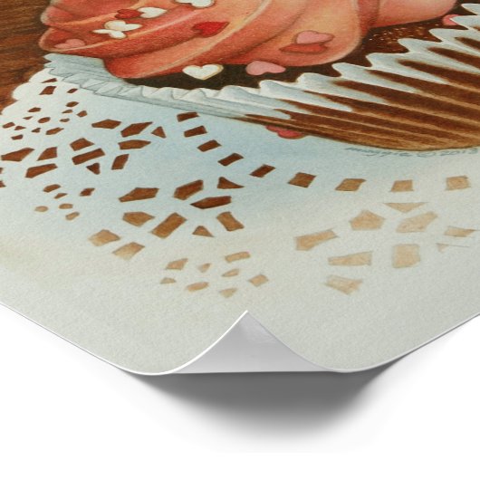 Affiche Hello Cupcake (Coin)