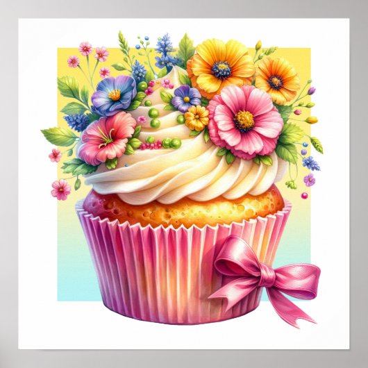 Affiche Hello Cupcake (Devant)