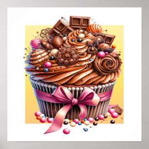 Affiche Hello Cupcake