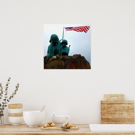 Affiche "Héros" (Cuisine)