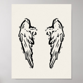 Affiche Heterochromia Angel Wings