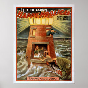 Affiche HEUREUSE de VAUDEVILLE de Loi de comédie