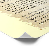 Affiche Hilaire "Règles de retraite des infirmière (Coin)