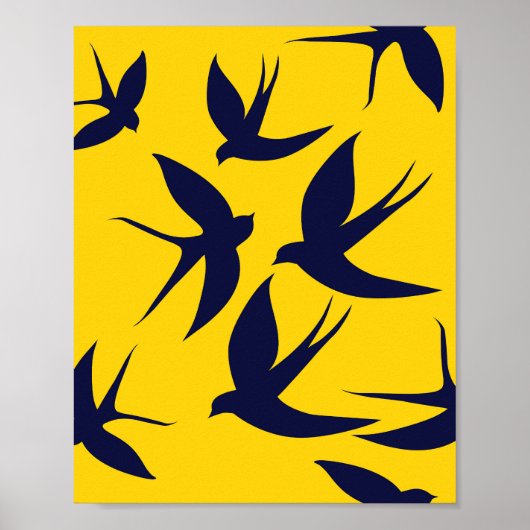 Affiche Hirondelle (Devant)