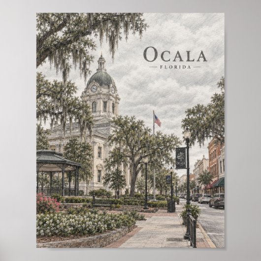 Affiche historique d'Ocala Floride #093 (Devant)
