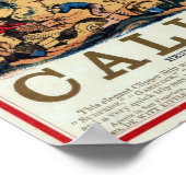 Affiche historique du Repro de Clipper Ship en Cal (Coin)