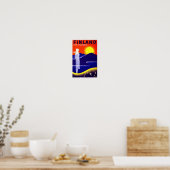 Affiche historique Travel Findland (Cuisine)