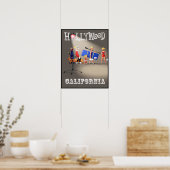 Affiche hollywoodienne (Cuisine)