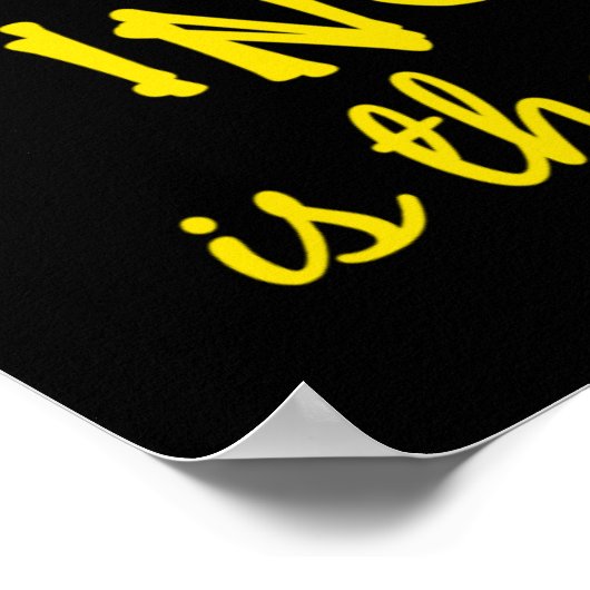 Affiche honnêteté / folie (Coin)