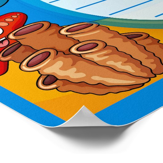 Affiche horaire de l'école (Coin)