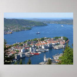 Affiche Horizon bleu