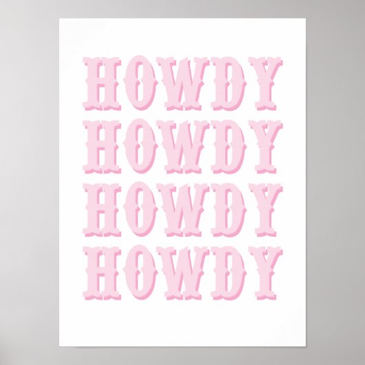 Affiche Howdy (Devant)