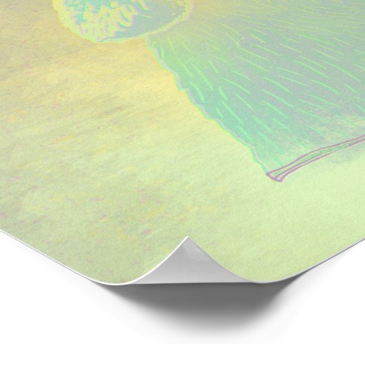 Affiche Howling Wolf et Mandala (Coin)