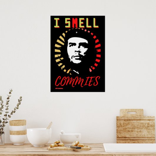 affiche "I SMELL COMITES" (Cuisine)