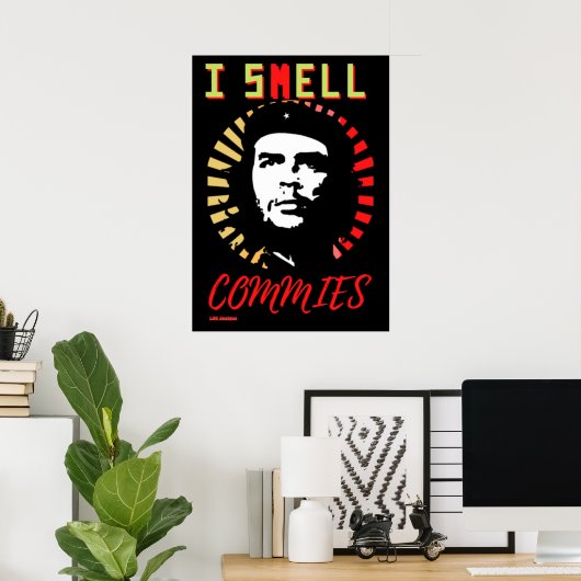 affiche "I SMELL COMITES" (Bureau à domicile)