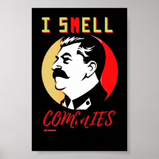 affiche "I SMELL ENGAGE 3 STALIN" (Devant)