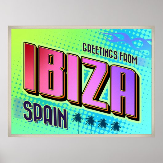 Affiche IBIZA (Devant)