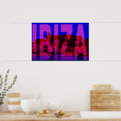 affiche IBIZA espagne (Cuisine)
