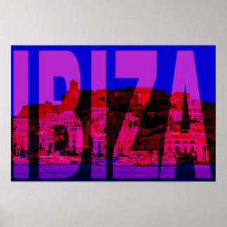affiche IBIZA espagne