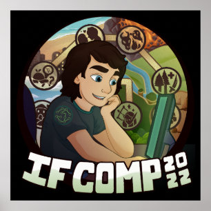 Affiche IFComp 2022 24 pouces x 24 pouces