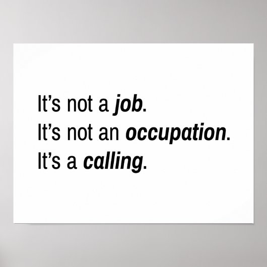 Affiche Il est appelé (Devant)