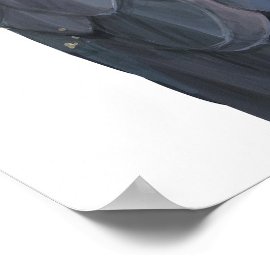 Affiche illustrant le Cockatoo noir australien (Coin)