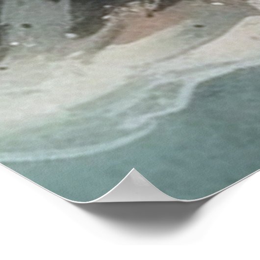 Affiche illustrative du phare aquarelle Imprimer (Coin)